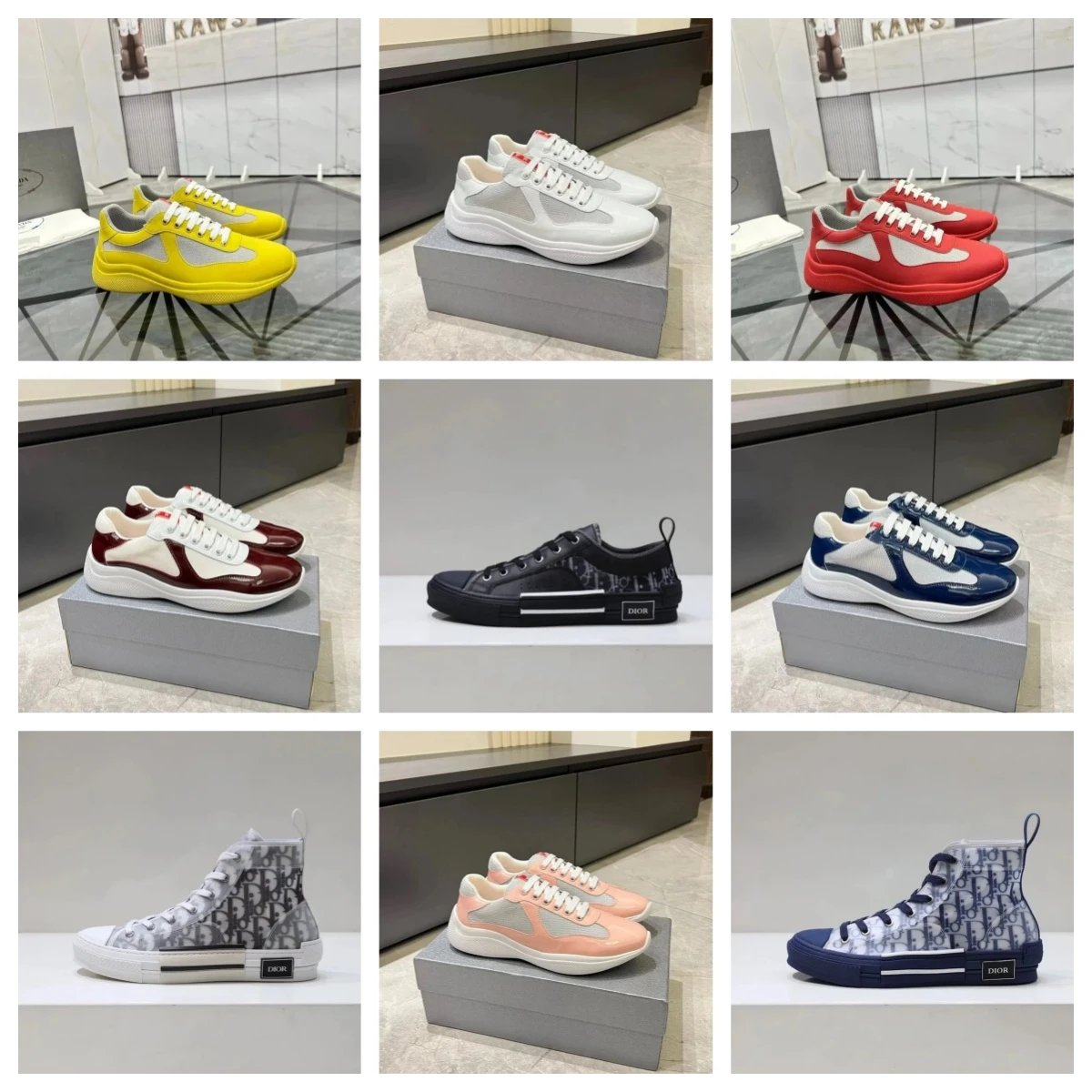 Dior Oblique Sneakers Multi Co