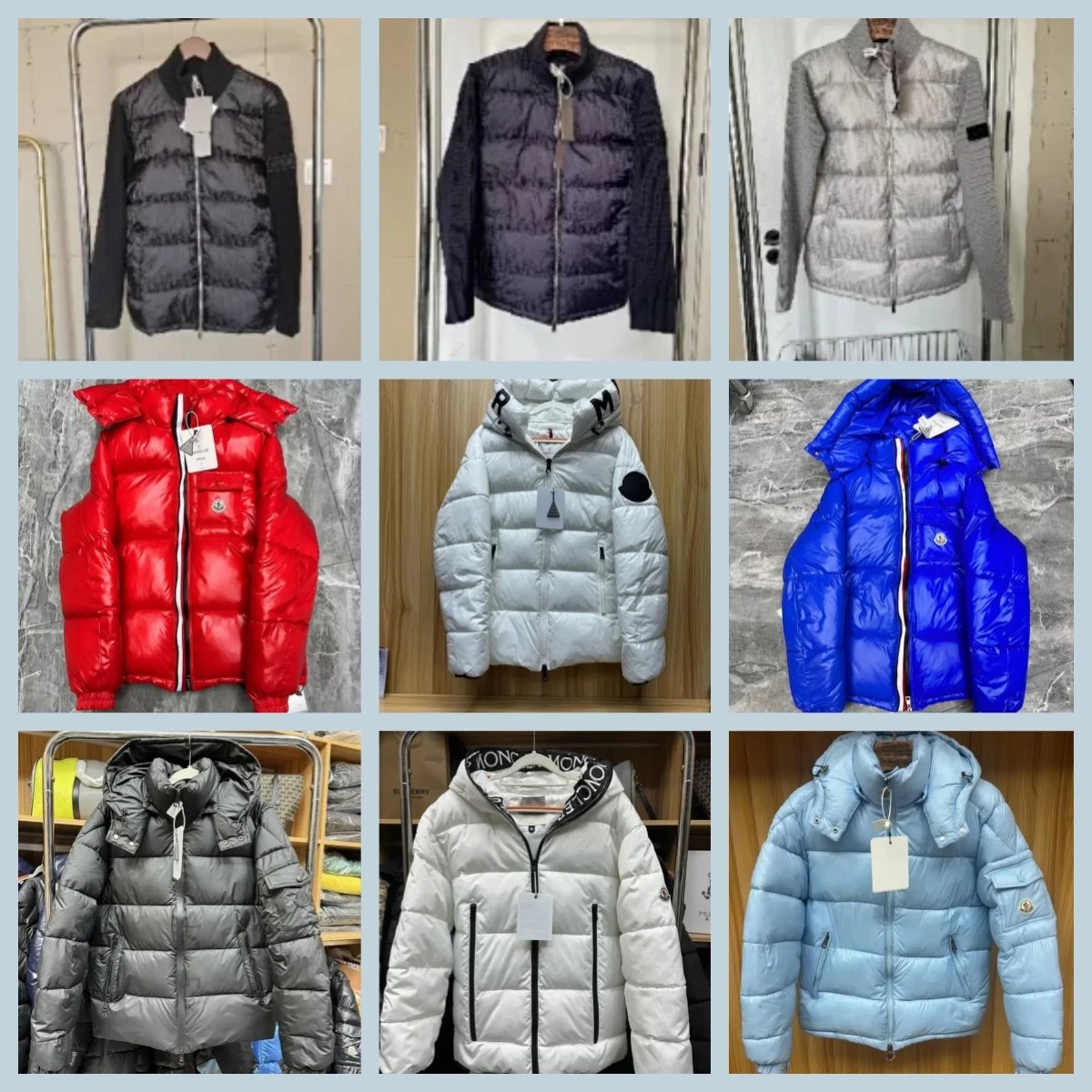 J-1 TOP Classic Fashion Trend Winter Warm Down Cotton Jacket for Men and Women Winter Coat/Vest