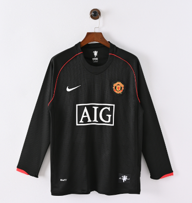 07-08 Manchester United Away Long Sleeve