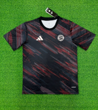 25-26 Fan Bayern München Red/Black Training Jersey