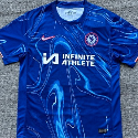 24-25 Fan Chelsea Home with Sponsor S-2XL