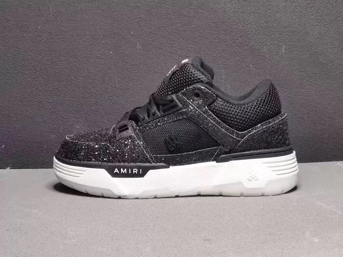 AMIRI Sneakers MA Skyline low-top — New style black with tiny diamonds 2