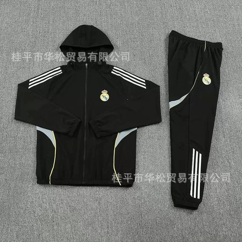 Hooded Real Madrid Black 2526