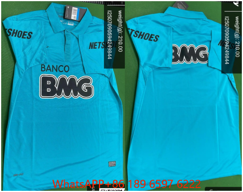 Santos away blue (customized, non refundable, non exchangeable)