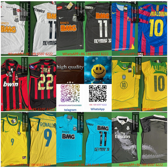 Brazilian Santos jersey Sandus retro commemorative edition football jersey WhatsApp+86 189 6597 6222