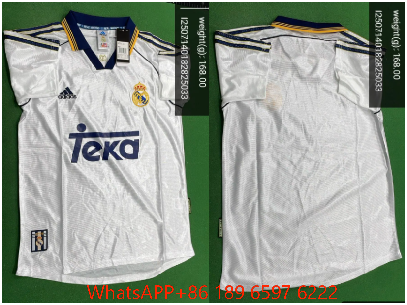 99 Real Madrid White (customized, non refundable, non exchangeable)