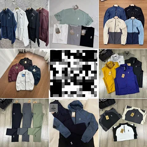 On Tracksuits Hooded zip-up color-block tracksuit product detail image 1