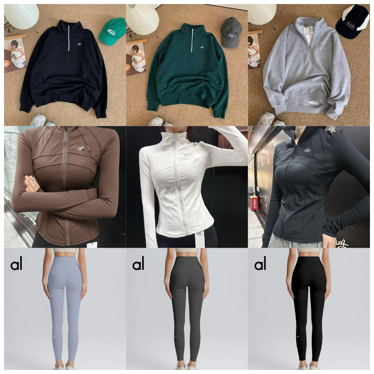Spring and Autumn Yoga Sports and Leisure Loose Zipper Women’s Hooded Versatile Sweater Cardigan Couple Jacket