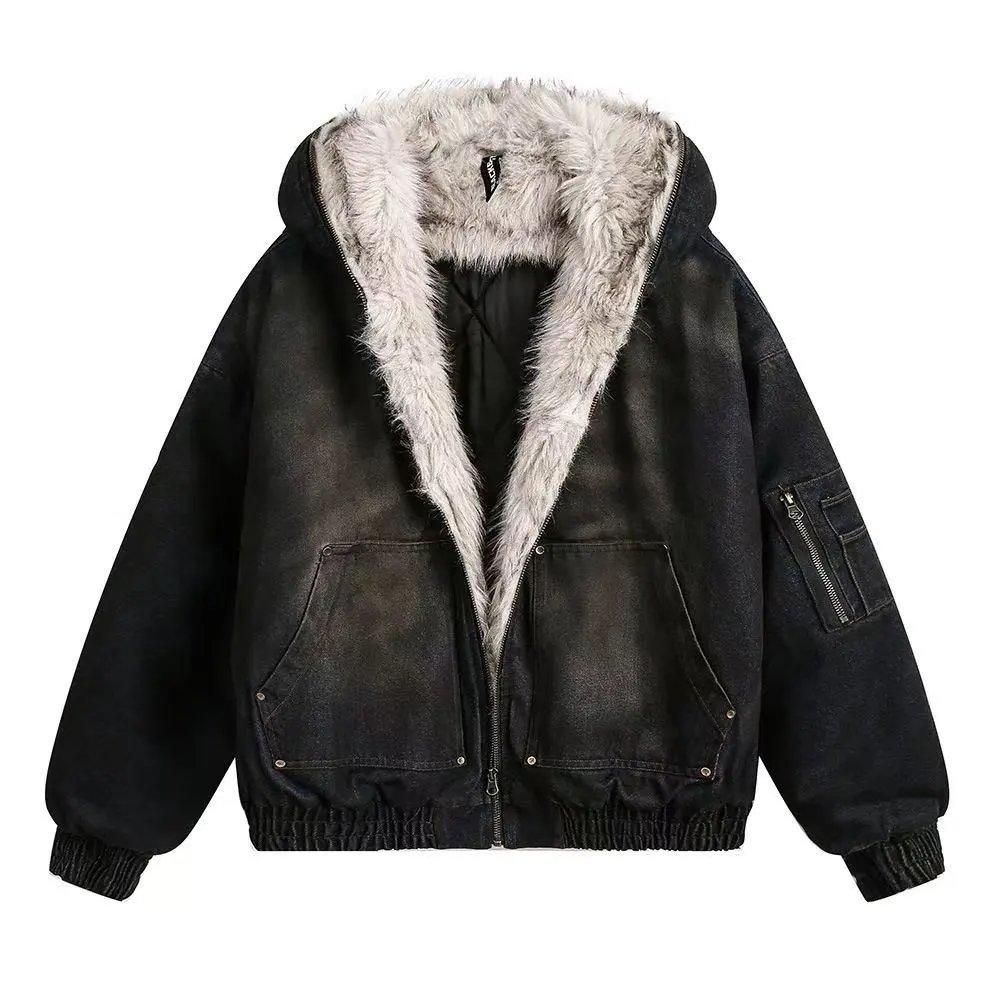 Retro cotton jackets for men and women in autumn and winter