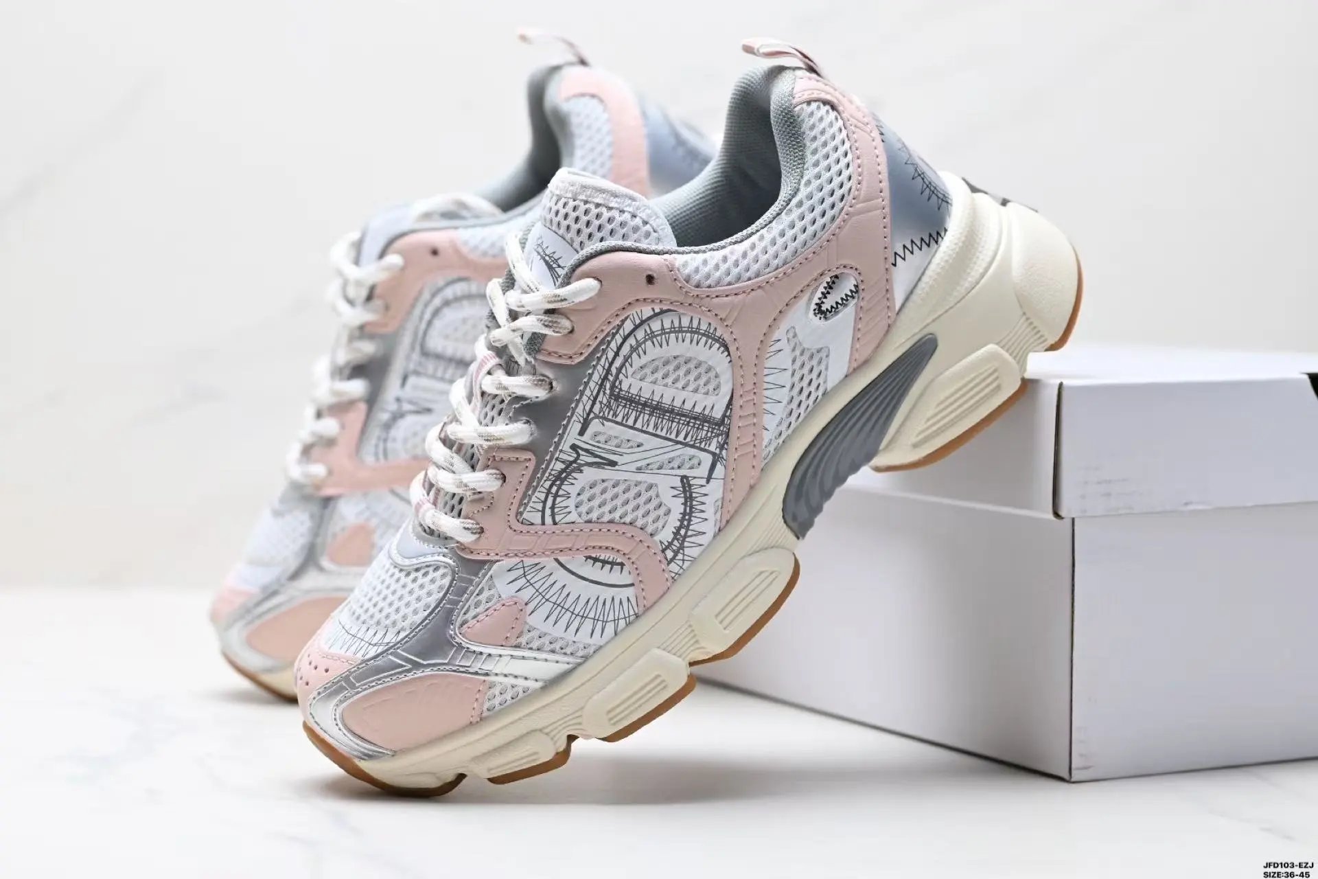 Unbranded Sneakers Chunky Mesh Star-Graphic image 4