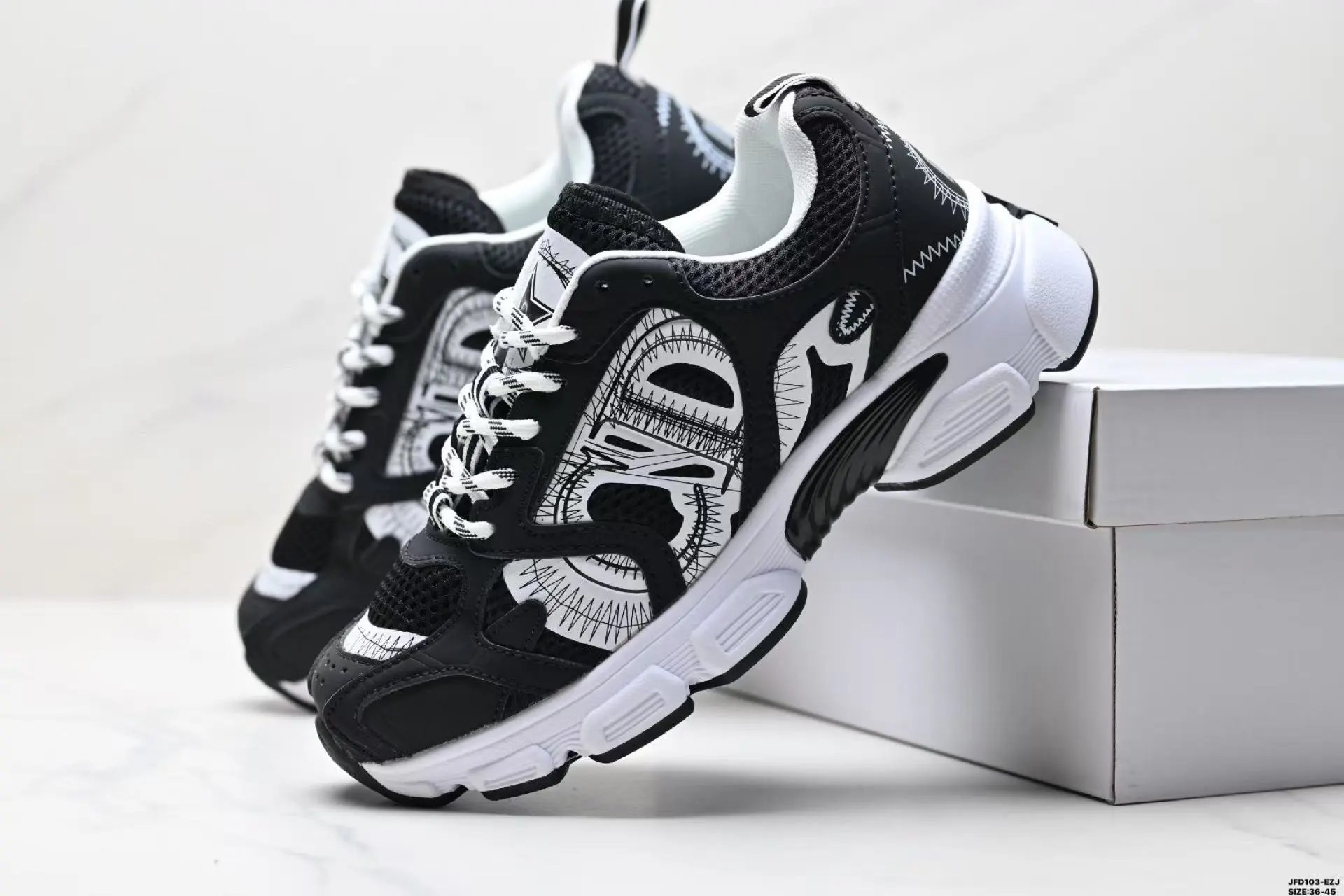Unbranded Sneakers Chunky Mesh Star-Graphic image 6