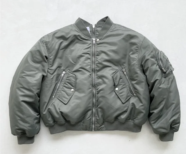 Thug Club Jackets Padded zip-up jacket with embroidered logo product detail image 3