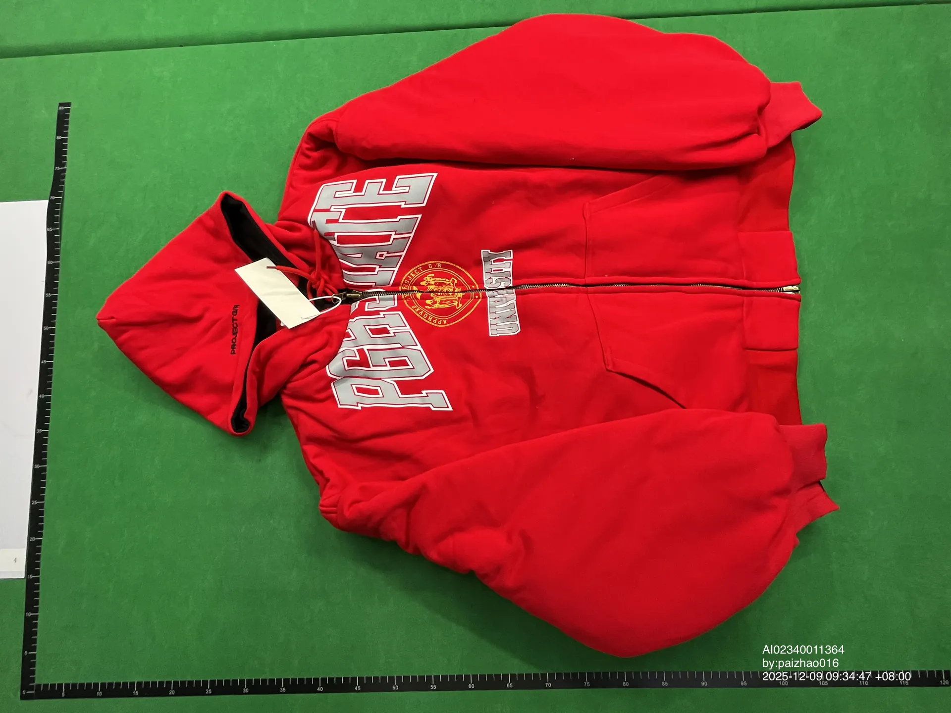 Thug Club Jackets Padded zip-up jacket with embroidered logo image 8