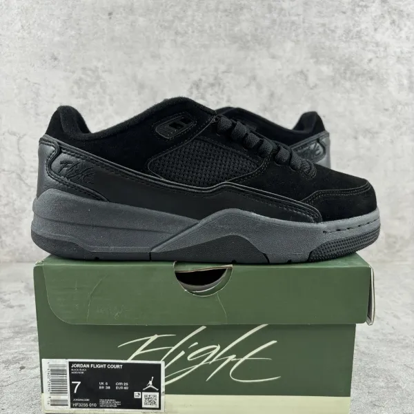 Air Jordan Flight Court Black / Black Sneakers - 1