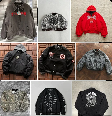 Thug Club Jackets Padded zip-up jacket with embroidered logo product detail image 1