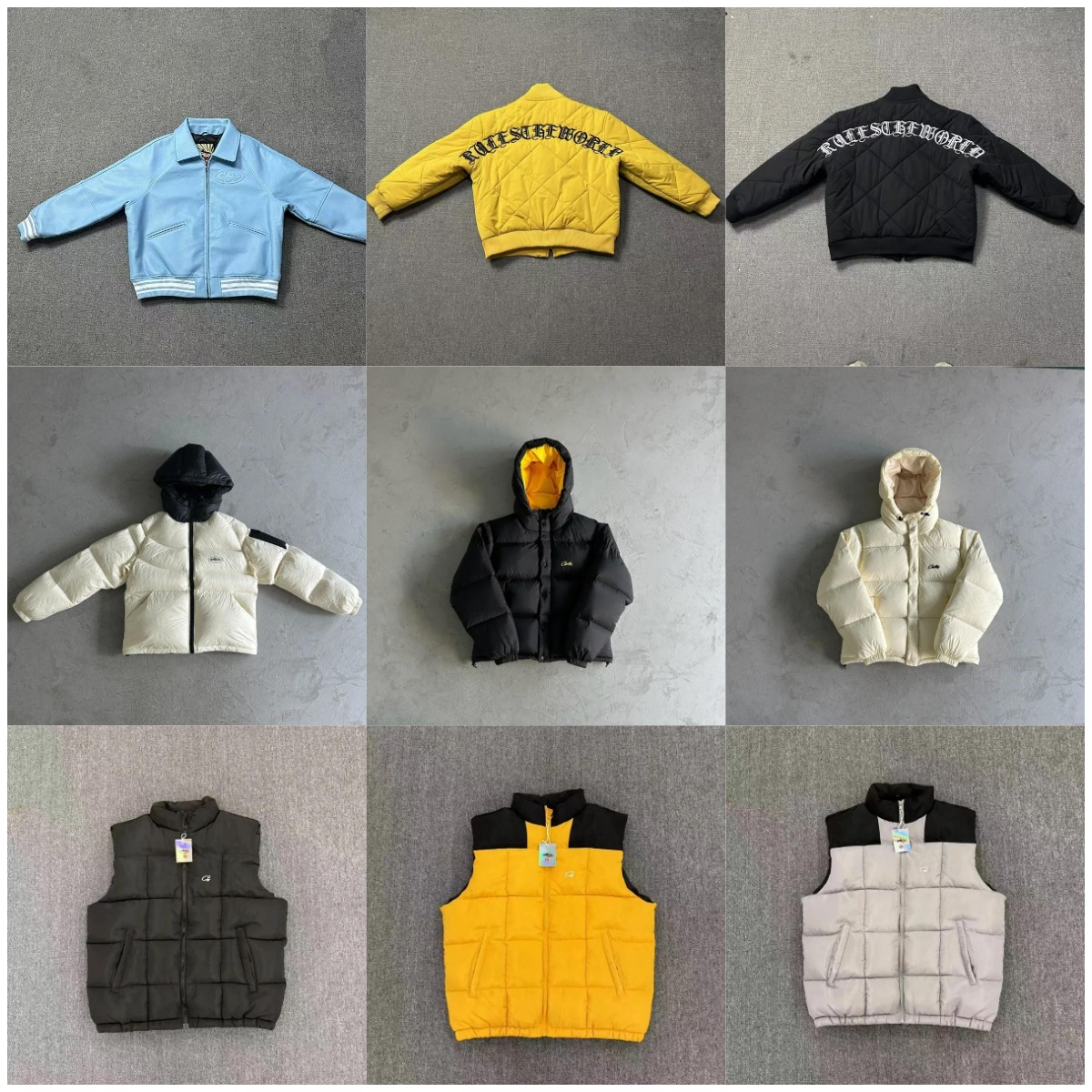 American hip-hop hooded down jacket men’s new winter thickened jacket