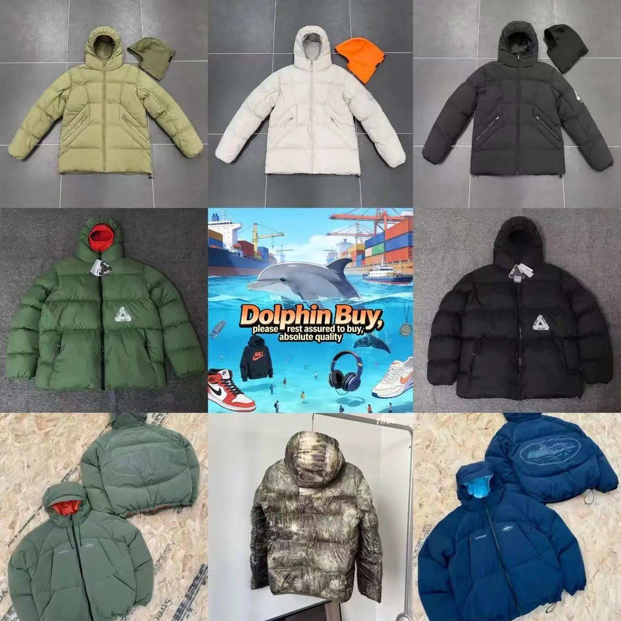 European and American Bestseller Waterproof Windproof Hooded Padded Jacket - Casual Sport Winter Coat for Men and Women Lizi-UF
