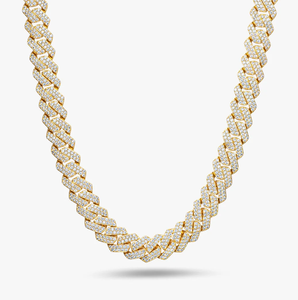 Full Moissanite Chain (8 Colors)