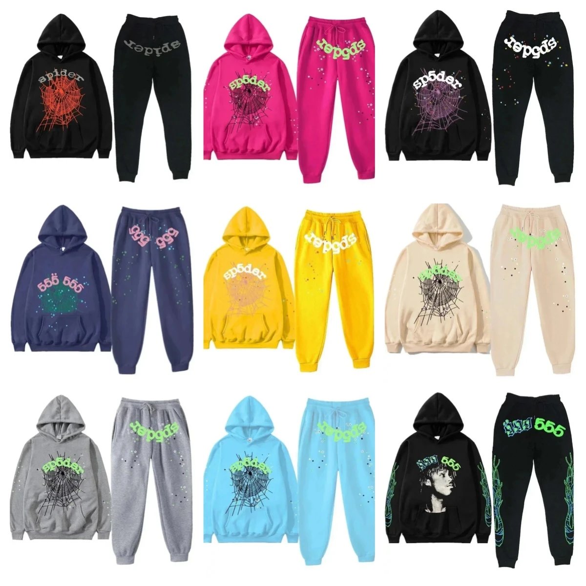 Sp5der Hoodie & Jogger Set [38