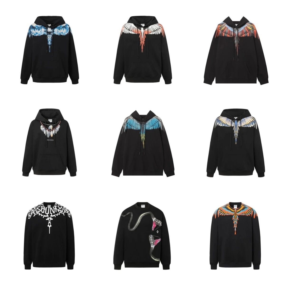 L008 high quality versatile classic sweater wings feathers fashion trend 008