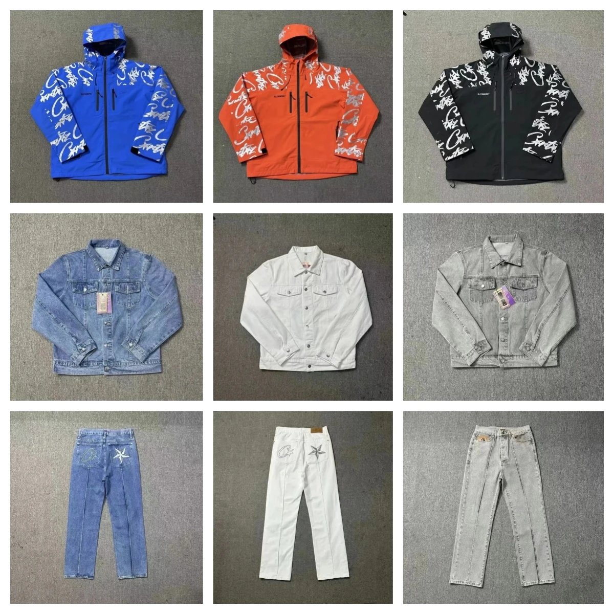 ELITEWORK Hooded Windbreaker and Leather Bomber Jackets
