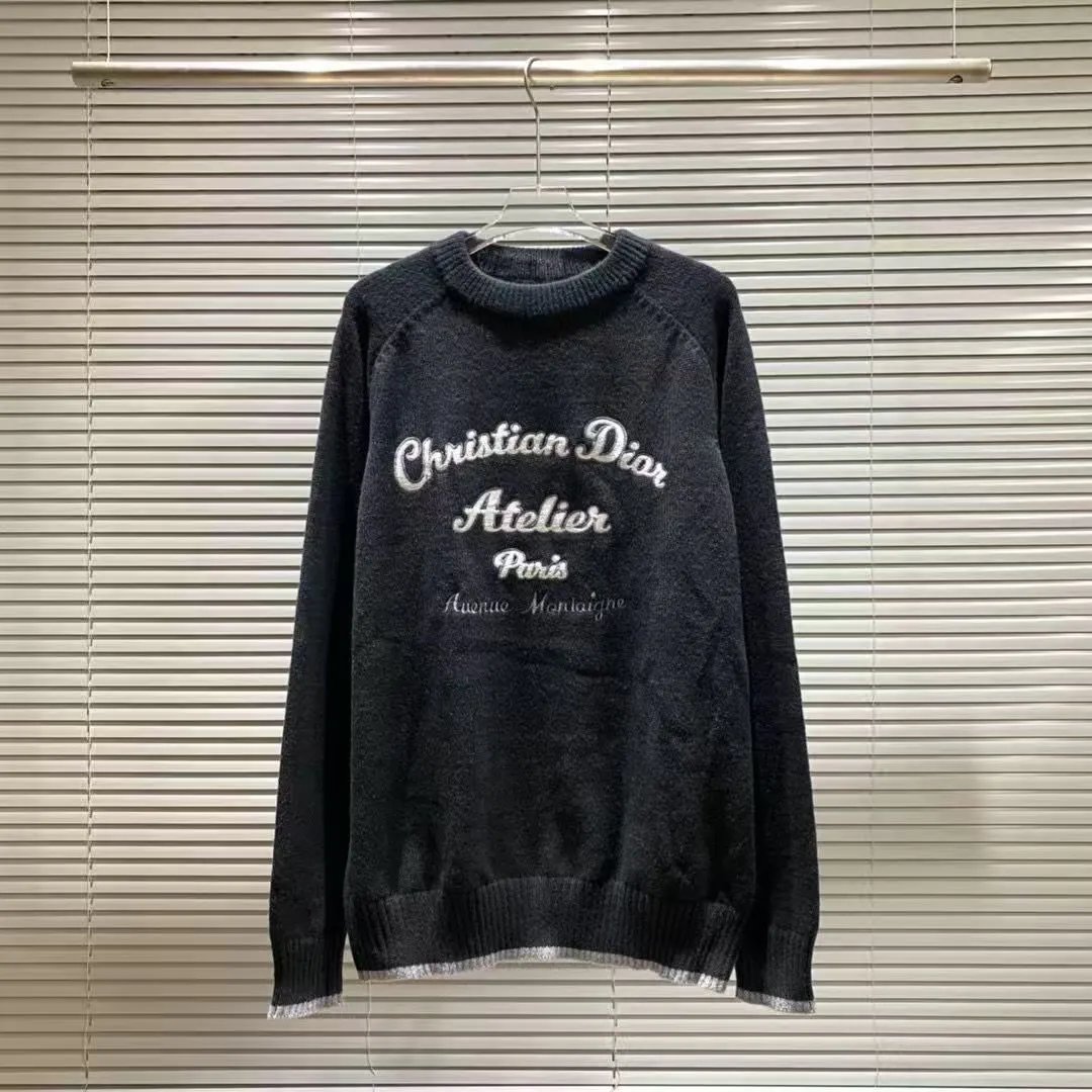 Balenciaga Knitwear Logo-print crewneck sweater image 14