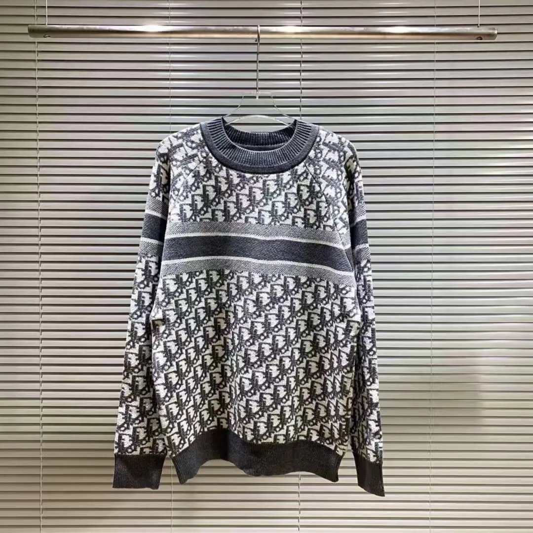 Balenciaga Knitwear Logo-print crewneck sweater — J-2
