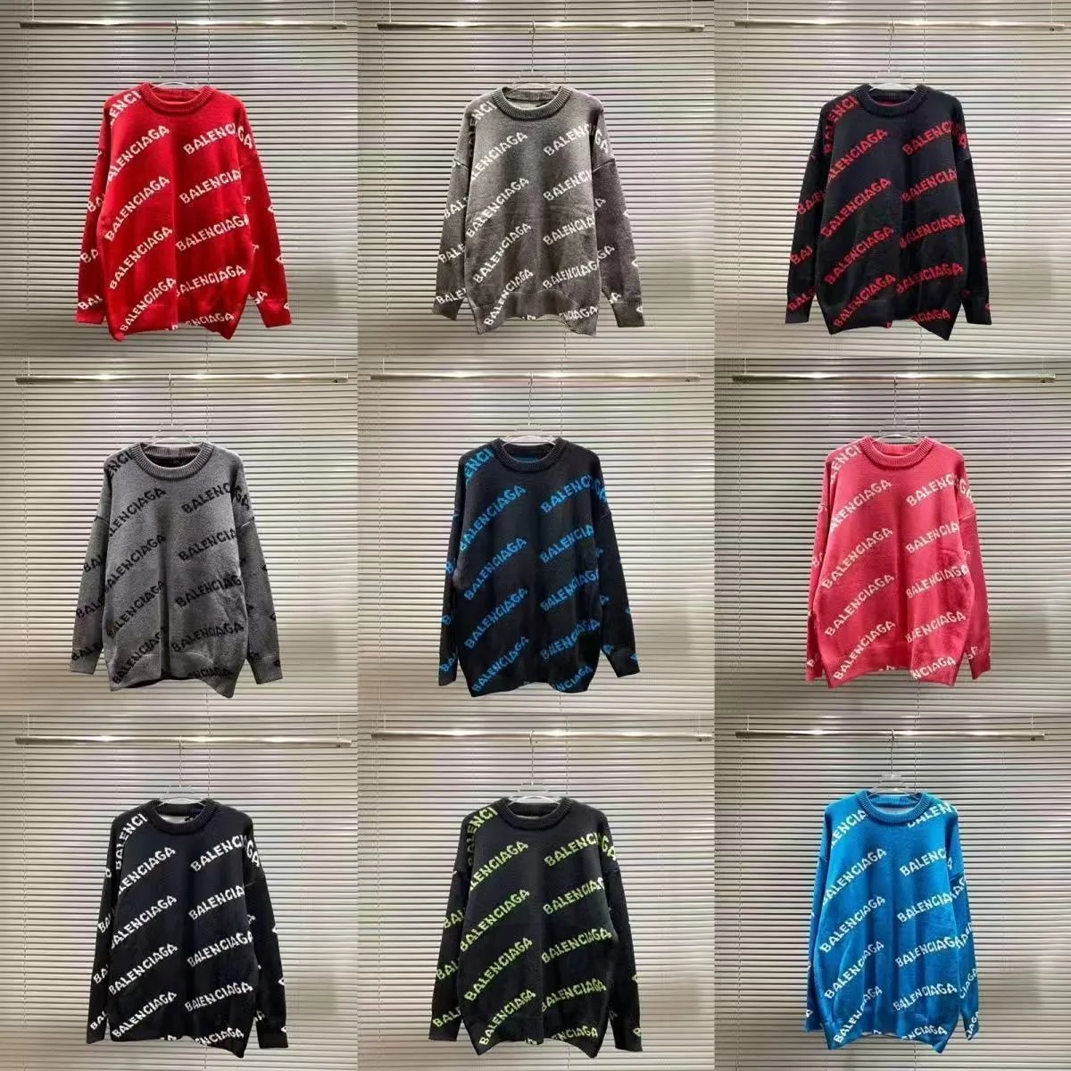 Balenciaga Knitwear Logo-print crewneck sweater image 2