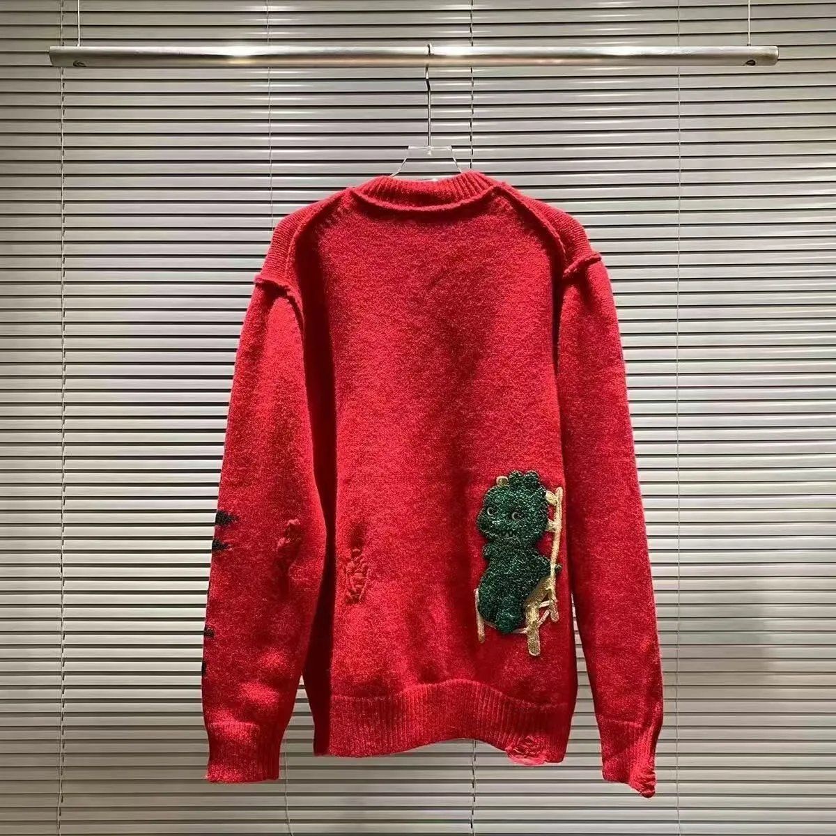 Balenciaga Knitwear Logo-print crewneck sweater image 11