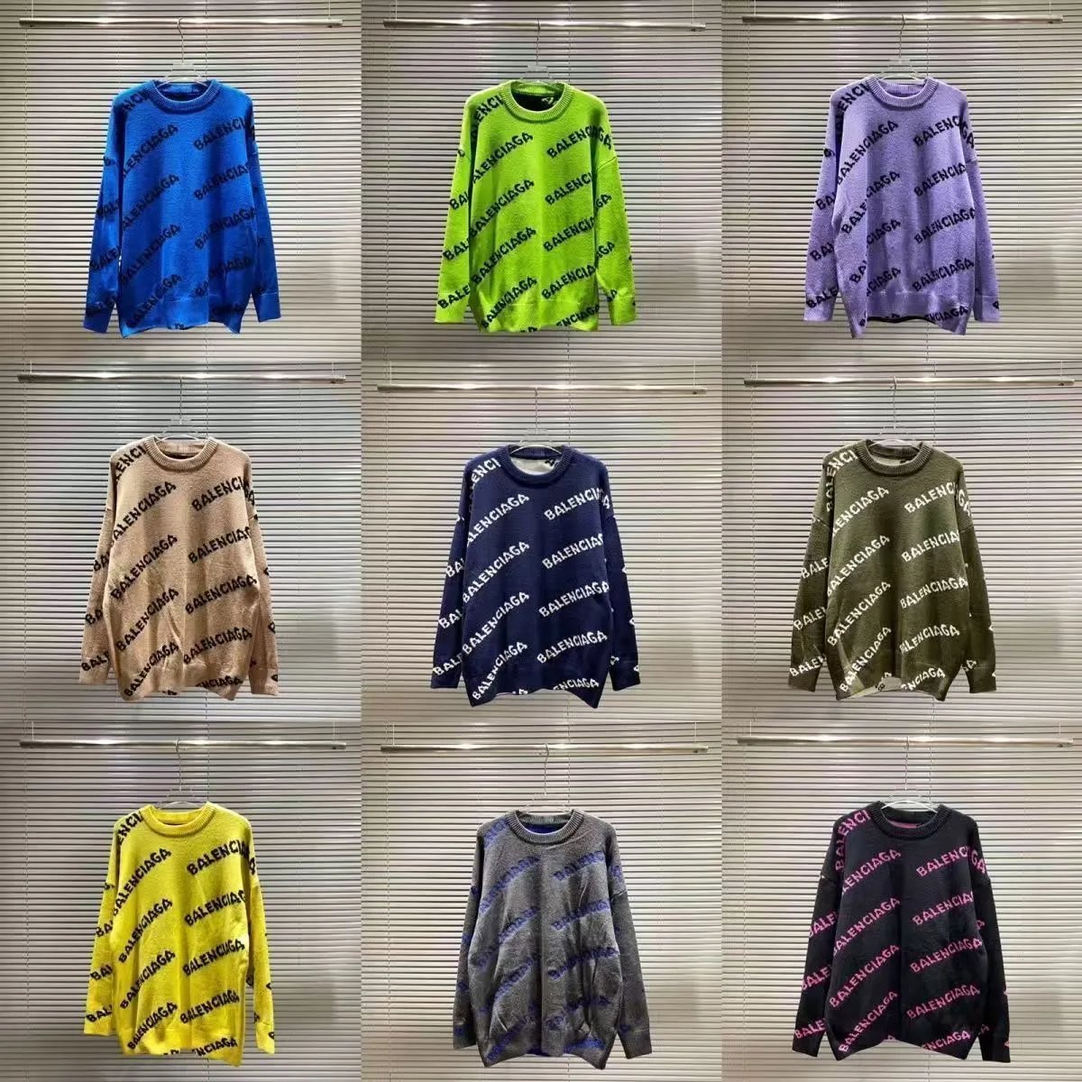 Dior and Balenciaga Logo Knit Sweaters product photo 2