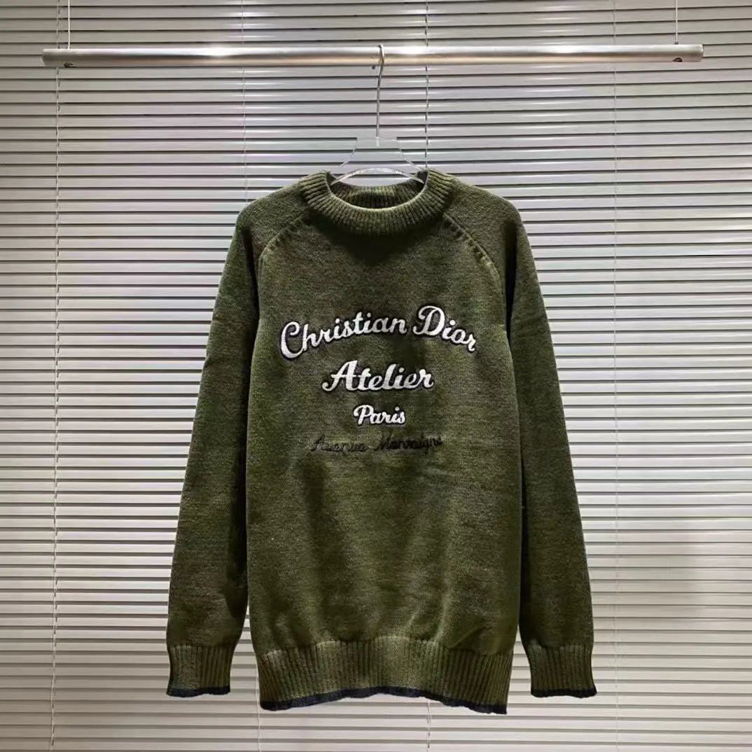 Balenciaga Knitwear Logo-print crewneck sweater — J-10