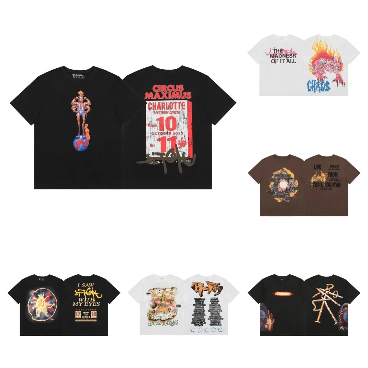 Travis Scott T-shirt TEE | 40 colorways