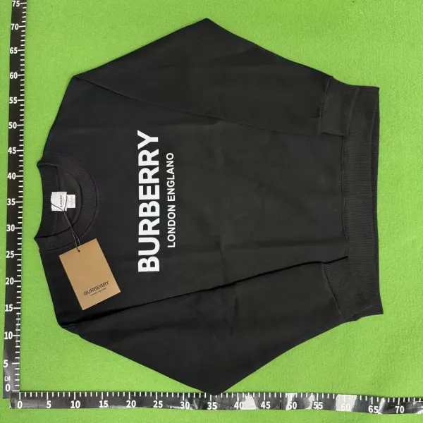 Burberry Equestrian Knight Intarsia Knit Sweater Black - 10