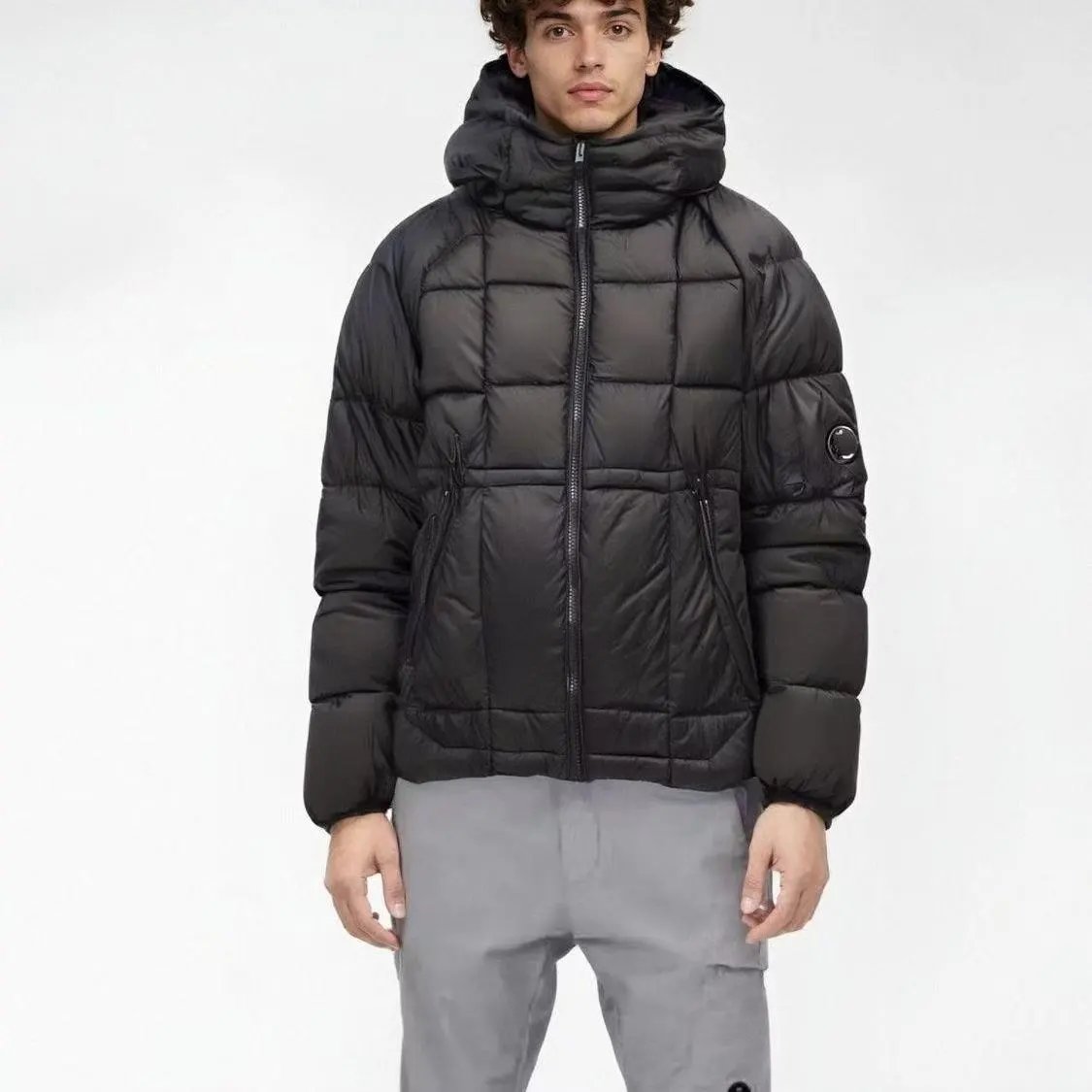 Down Jacket - Black (90% White Duck Down, High Quality)