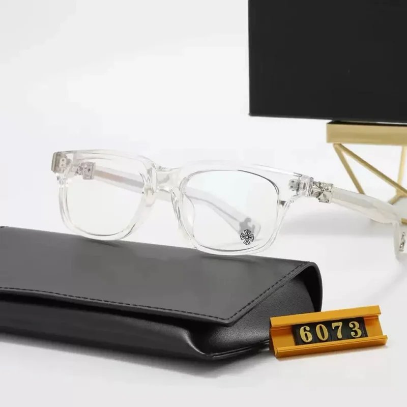 Chrome Hearts Square-Frame Acetate Eyeglasses Clear (6073)