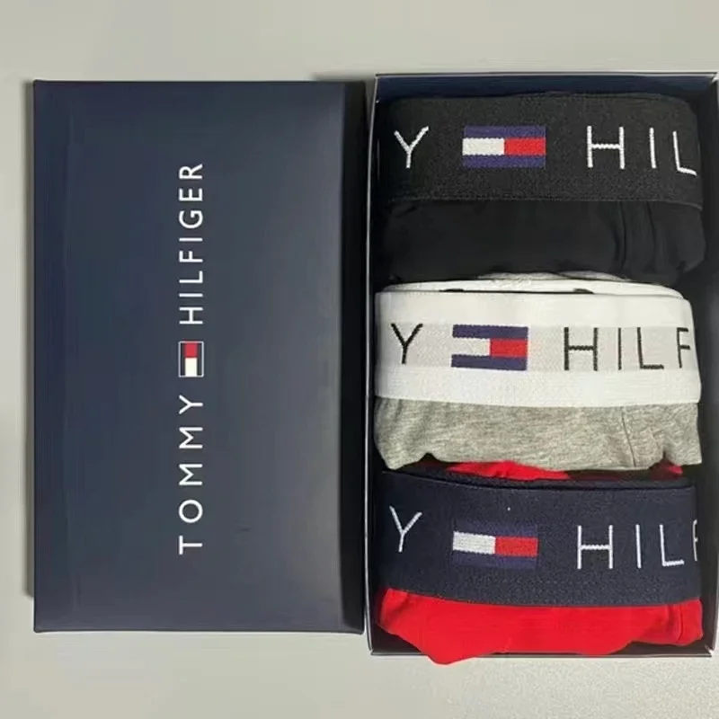 Tommy Hilfiger Black+Grey+Red (3-pack)