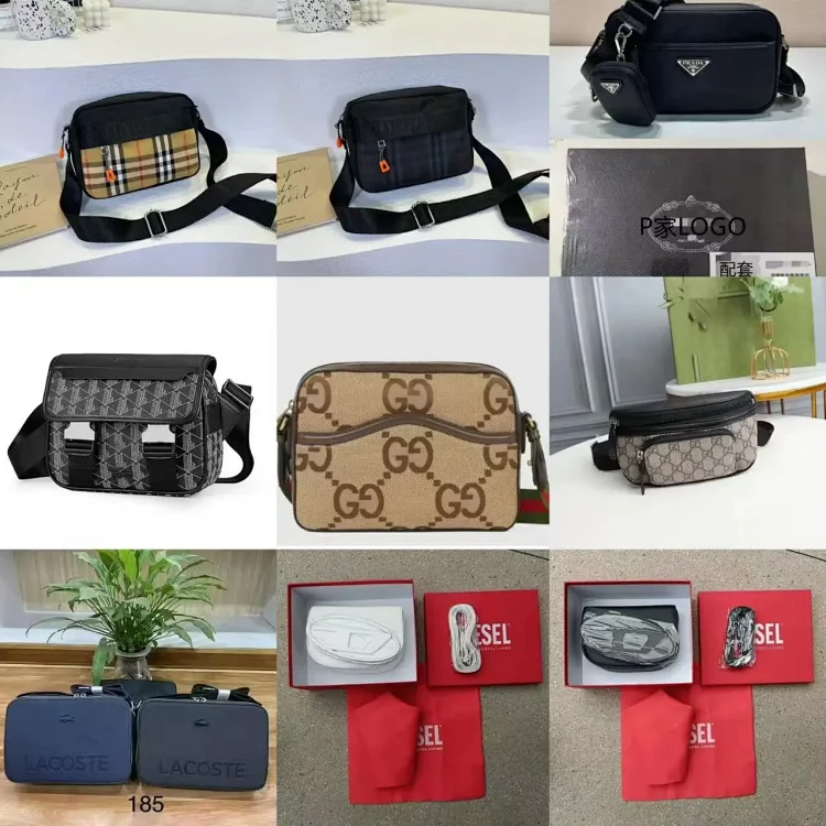 Catalog seller-listing image: B horse-motif crossbody bag; not warehouse QC