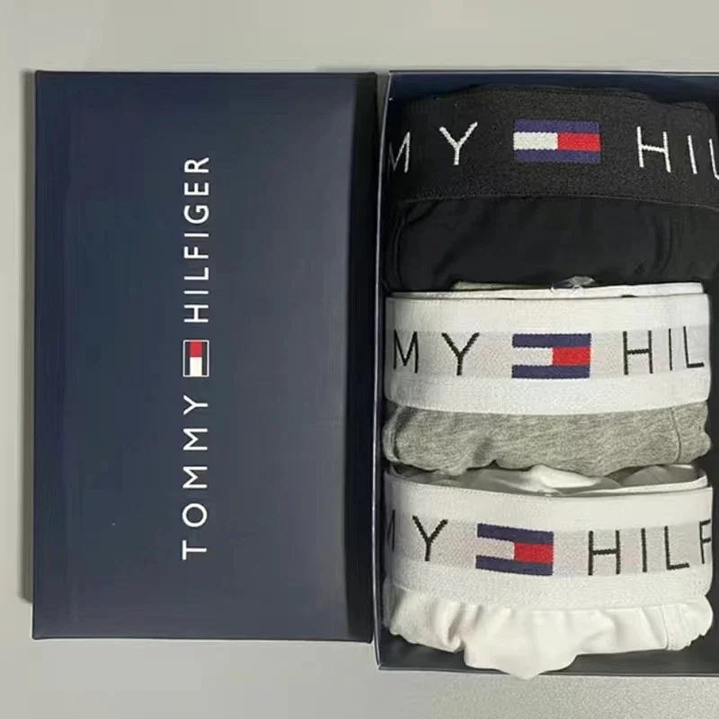 Tommy Hilfiger Black+Grey+White (3-pack)