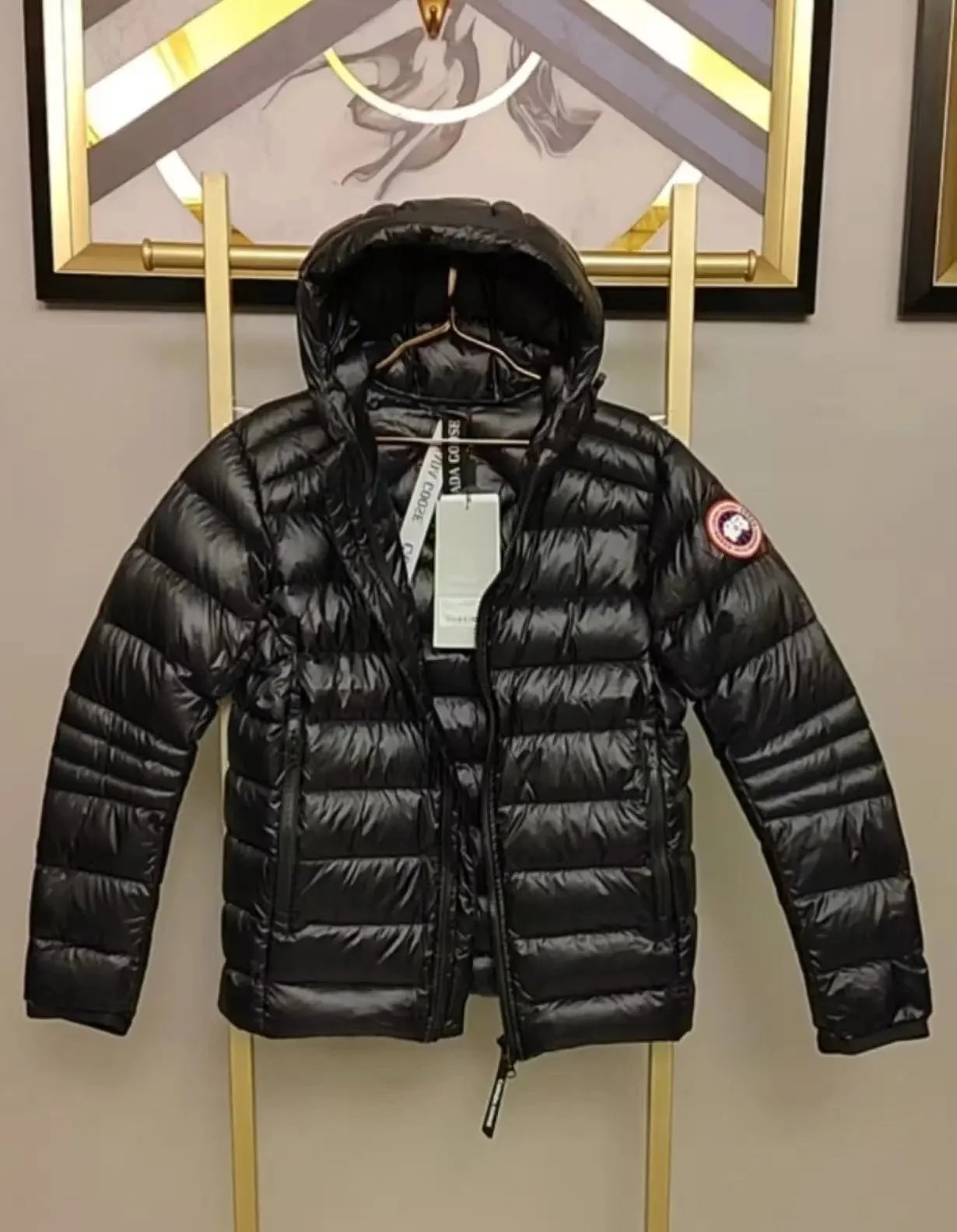 Canada Goose Black Red Sleeve Badge 2