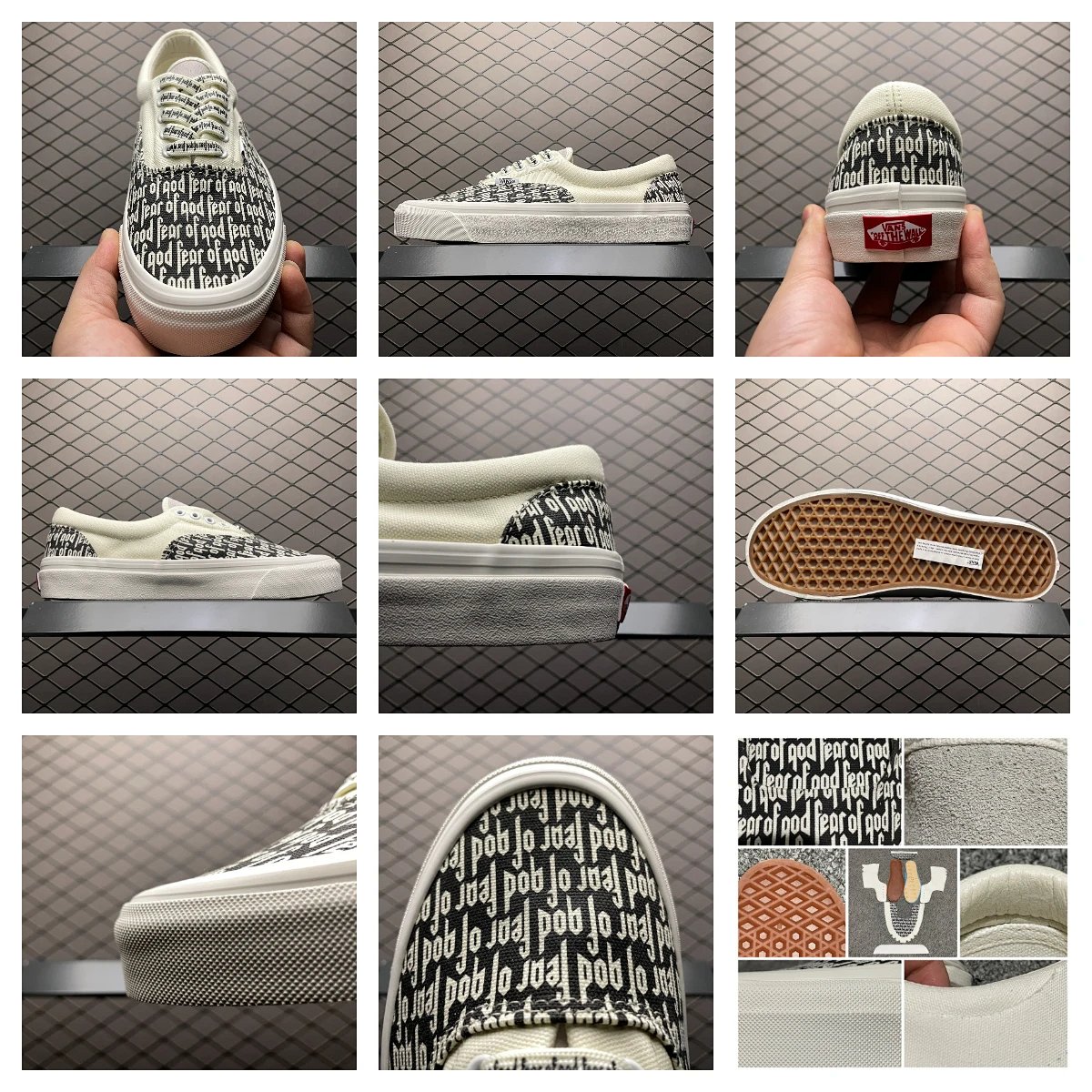Vans Old Skool Pro Khaki White Sneakers Skateboard Shoes product detail 18 in Litbuy spreadsheet finds