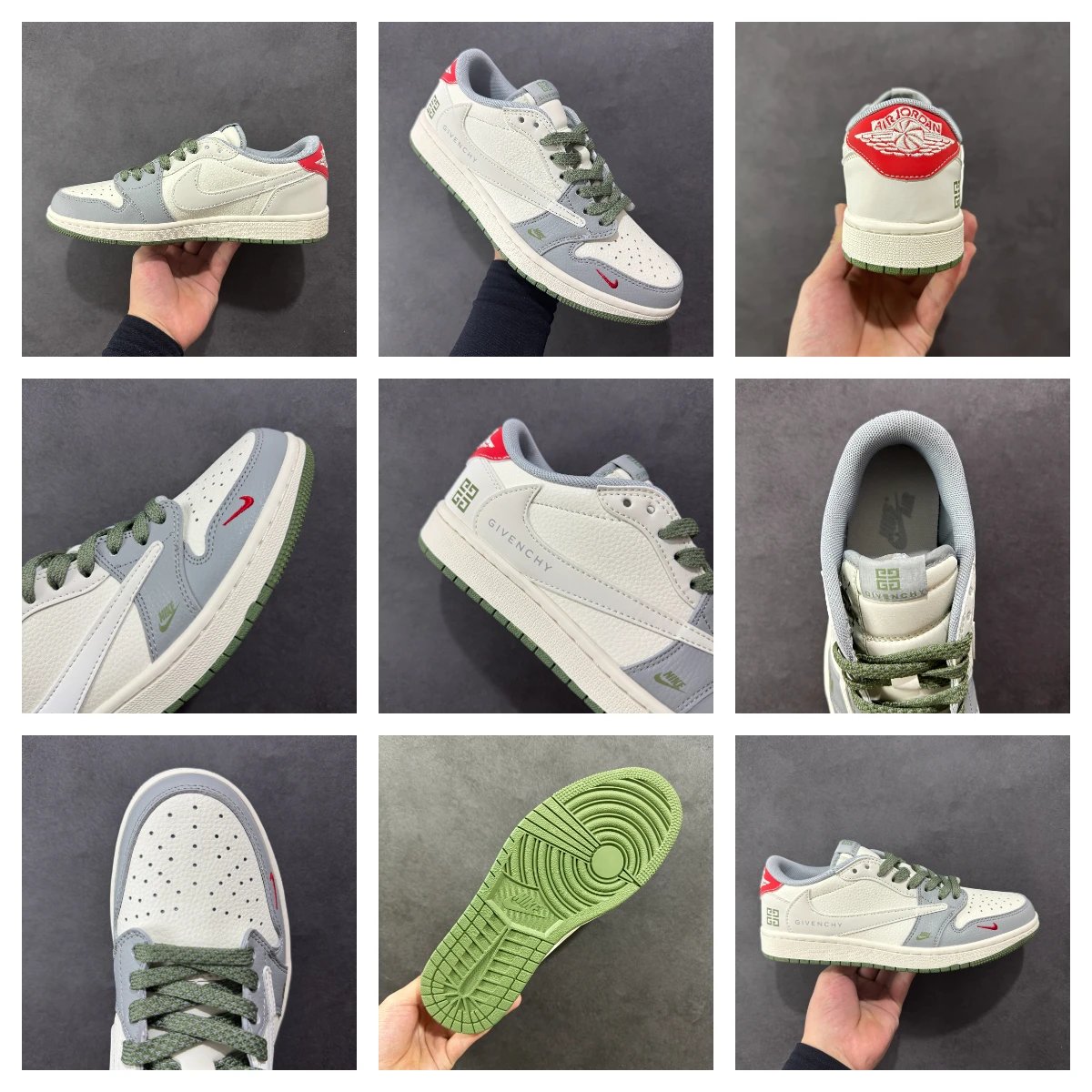 Nike x Travis Scott Air Jordan 1 Low OG 'Cactus Jack' Navy Sneakers - 12