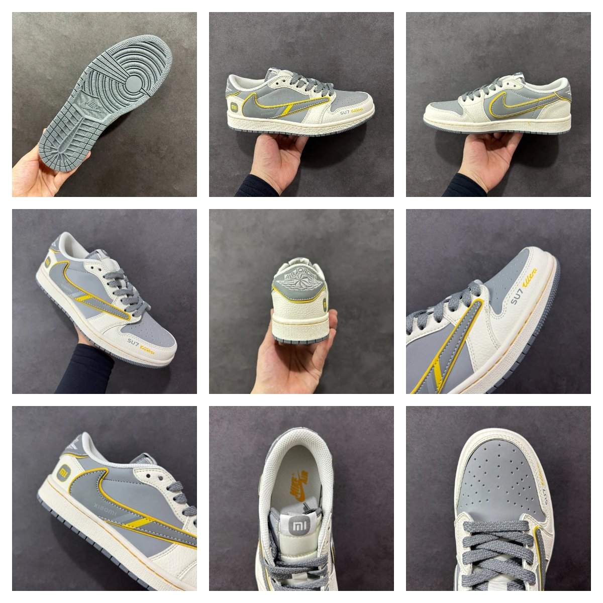 Nike x Travis Scott Air Jordan 1 Low OG 'Cactus Jack' Navy Sneakers - 21