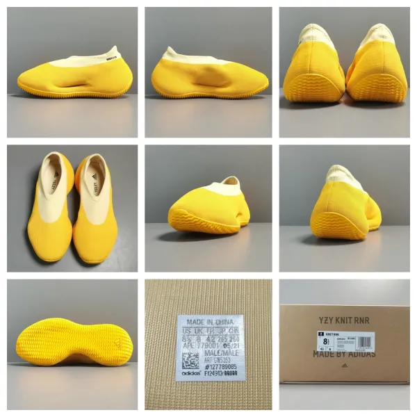 Adidas Yeezy Slide Brown/Black Casual Slippers - 9