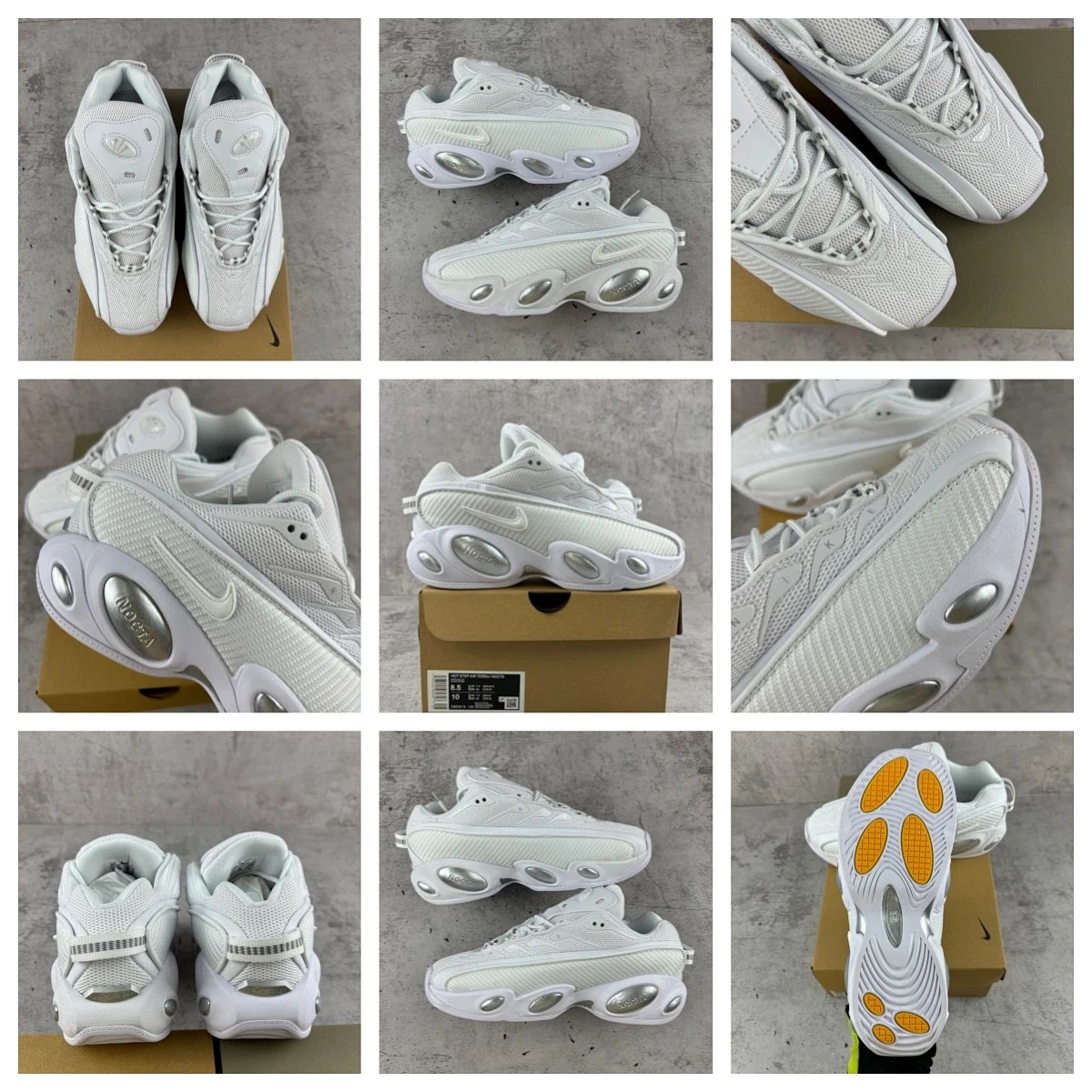 NOCTA Nike Hot Step Air Terra / NOCTA White / Silver Sneakers Chunky Sneakers product detail 8 in Litbuy spreadsheet finds