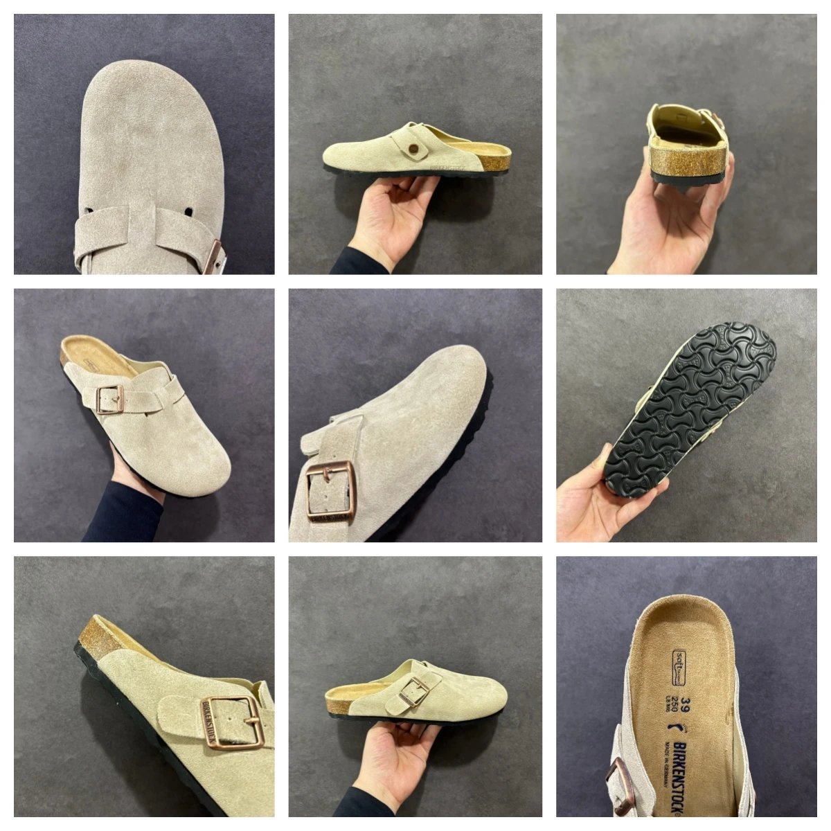 Birkenstock Arizona White Leather Sandals - 9