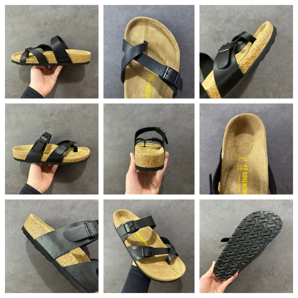 Birkenstock Arizona White Leather Sandals - 15