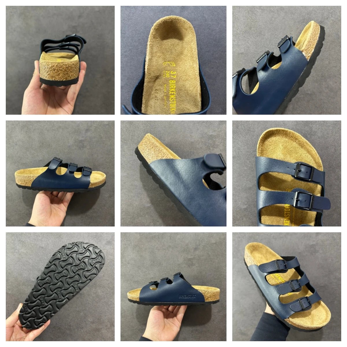 Birkenstock Arizona White Leather Sandals - 21