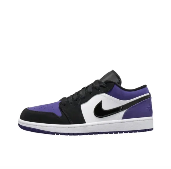 Air Jordan 1 Low Denim Orange Sneakers - 4