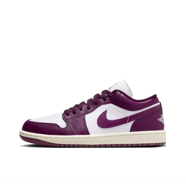Air Jordan 1 Low University Purple Sneakers - 1