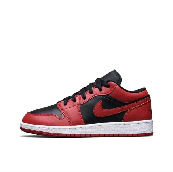 Air Jordan 1 Low Denim Orange Sneakers - 8